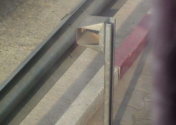 High Durability Steel Highway Guardrail Great Impact Resistance ISO 9001