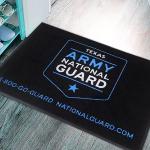 Nylon Surface Rubber Backing Entry Door Mats Anti Skid 5mm Thickness