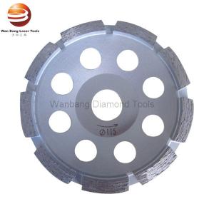 Wholesale 115mm Round Shaped Single Row Diamond Grinding Cup Wheels from china suppliers