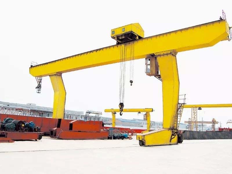 L Type Box Beam Single Girder Gantry Crane Workshop Easy Install 200t