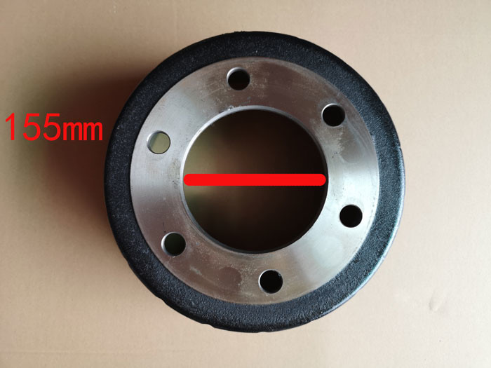 8971020013 8971881150 ISUZU NPR Parts Brake Drum Heavy Duty Chassis 6 Holes Iron