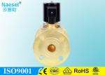 1 " Flange Connect Directional Solenoid Valve , Brass Body Air Operated Solenoid