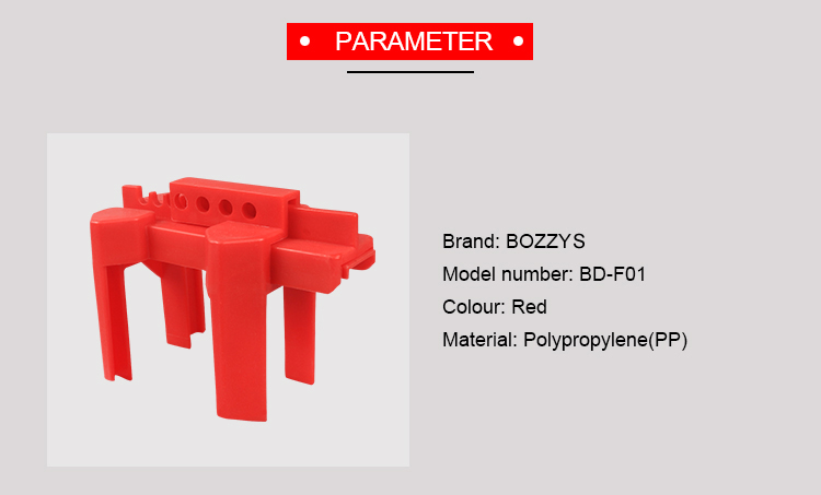 Two Way Rotation Gate Valve Lockout Alarm Lock Type Sticking Point Design