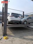 Oil cylinder +Chain 4 post parking lift for 3 cars parking on one decker 6T