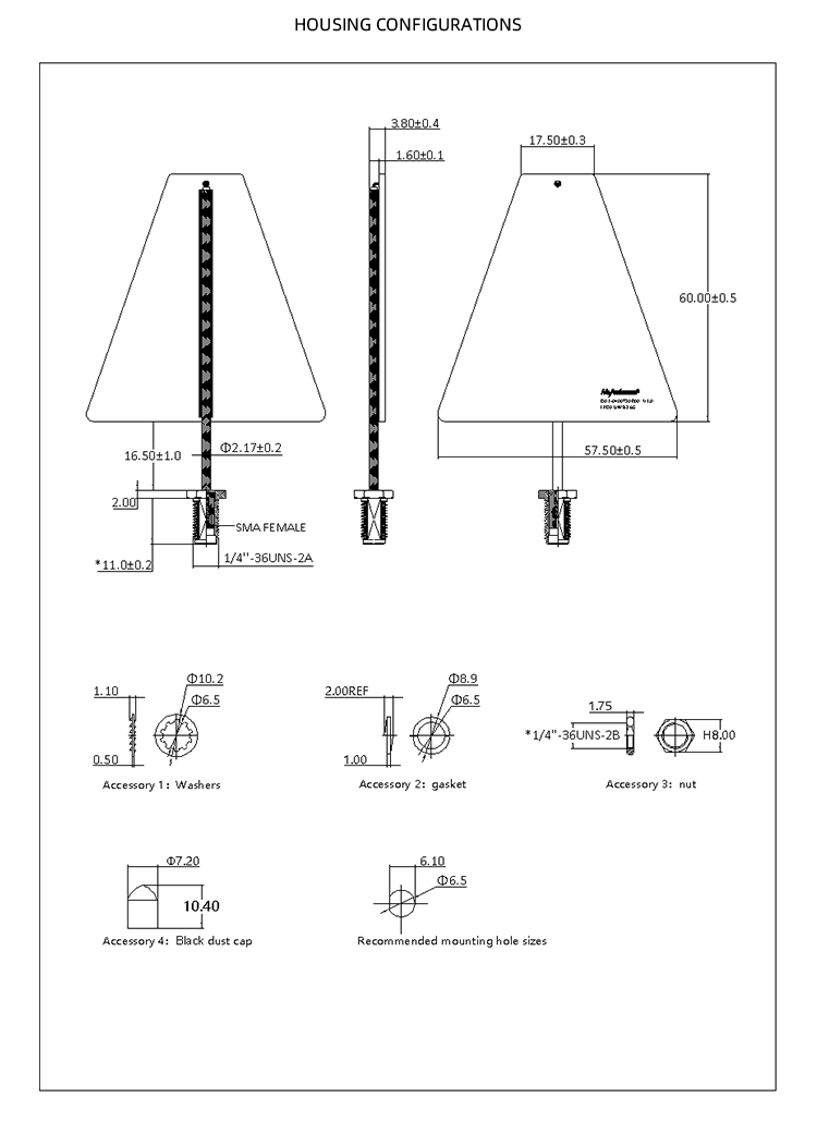 800M-6G Broadband LDPA Yagi Antenna on Triangle Board for Performance and Efficiency