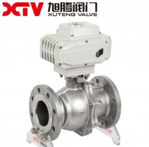 China Stainless Steel ANSI Flanged Ball Valve with Pneumatic/Electric Actuator Q41F-150LB on sale