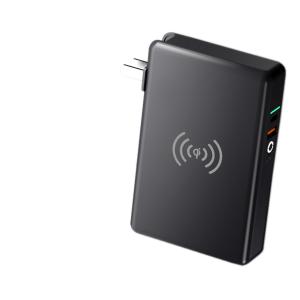 Wholesale interchangeable plugs wall charger 10000mAh wireless power bank from china suppliers