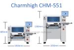 Charmhigh CHM551 SMD Pick And Place Machine High Precision For 0201 / QFN / BGA