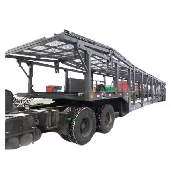 CIMC Heavy Duty 2 Axles Car Hauler 6-8 Car Carrier Truck Trailer European Style