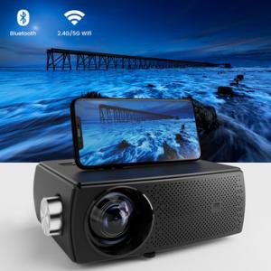 Wholesale 1080p Wifi Portable Android Projector 220 ANSI Lumens For Home Outdoor from china suppliers