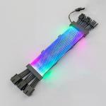 RGB cable Gaming PC double-headed light-emitting board 12pin turn three 8pin