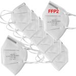 White Gray 4 Layers FFP3 Disposable Face Mask , Surgical FFP3 Dust Mask