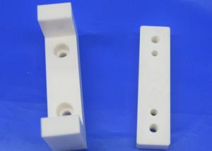 China Electrical Insulation Ceramic Holder / Support / Block With Threaded Hole on sale