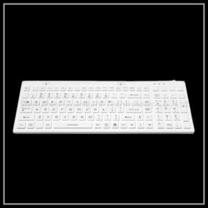 Wholesale Portable Silica Gel Keyboard , White Industrial Usb Wired Keyboard from china suppliers