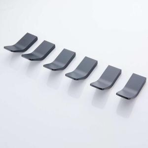 Wholesale Commercial Bathroom Towel Rack Stick On Wall Black Adhesive Hooks Easy Install from china suppliers