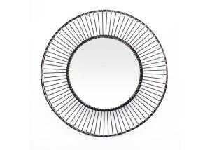 Wholesale Handmade Decorative Gold Circular Metal Wall Art Mirror from china suppliers
