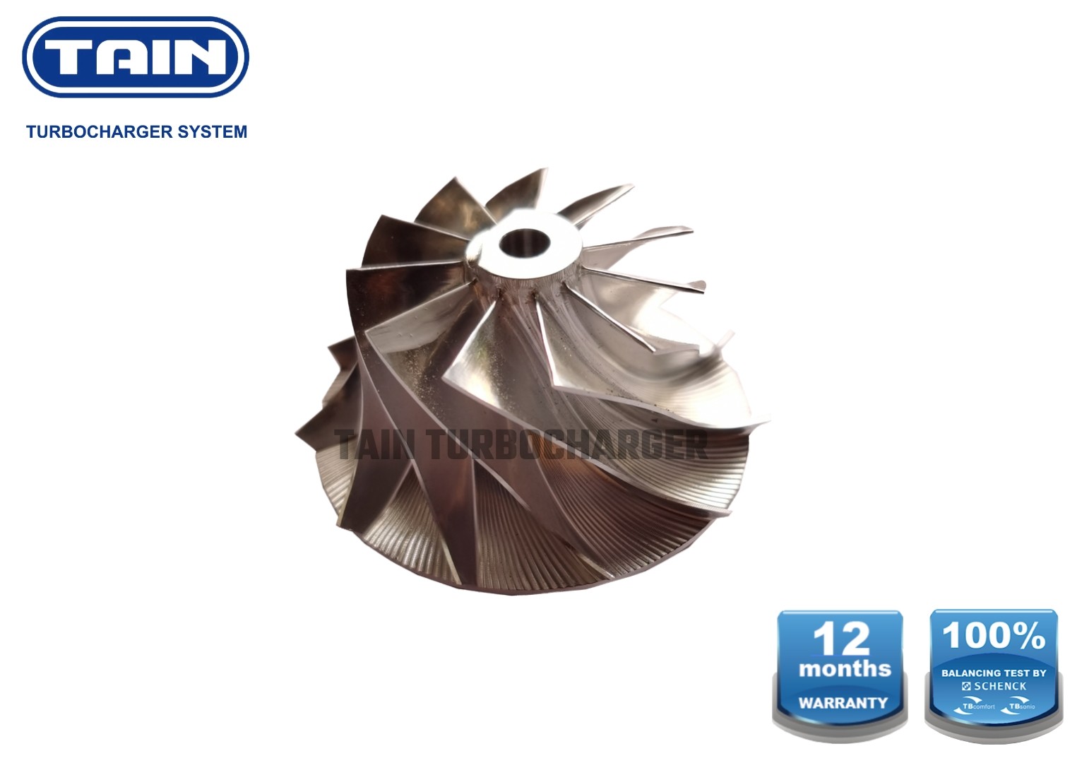 11Blades Billet Turbo Compressor Wheel Upgrade For BMW /VW / Audi / Vauxhall