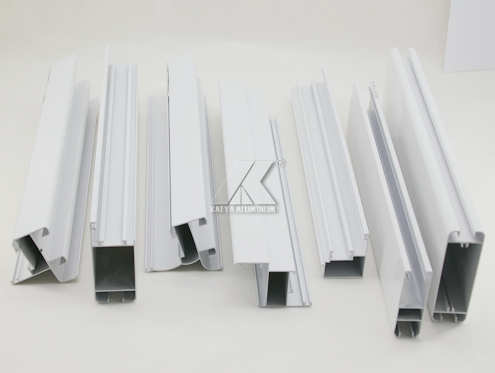 Powder Coating Extrusion Aluminium Sliding Door Profiles T3 Temper