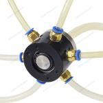 6 Channels Air Gas Pneumatic Rotary Union Slip Ring With Pressure -100KPa ~ 0