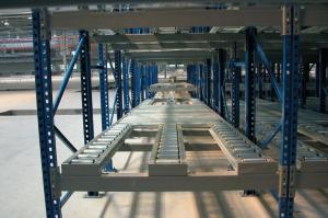 Wholesale Blue / orange galvanized gravity flow racks for Electronic manufacturer from china suppliers