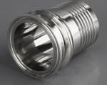 SS316L Stainless Steel Tri Clamp Fittings 1/2 Inch Braided Hose Fittings
