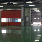 1176pa Wind Resistance Rapid Roller Doors High Speed Door 1.5mm Thick Staninless