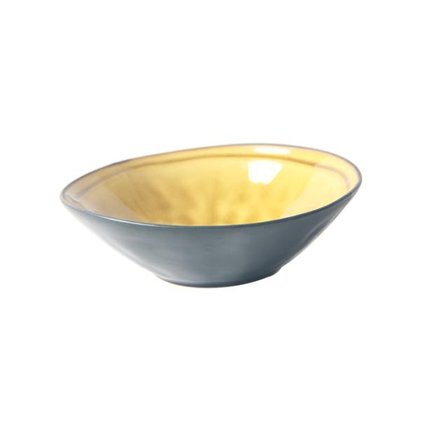 Irregular Shaped 16pcs Ceramic Dinner Set With Colorful Glazing