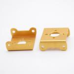 Waterproof AL5052 Stainless Steel Stamping Parts With Painting Gold Surface