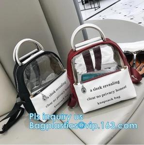 Wholesale PVC Waterproof Dry Bag Hiking Backpack, Fashionable Transparent Waterproof Pvc Backpack, Casual Clear PVC Backpack Plast from china suppliers