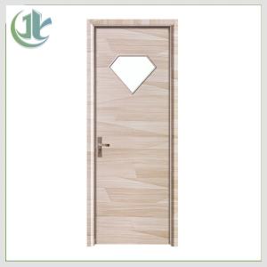 Wholesale Customized WPC Glass Door PVC Laminted Surface Finishing For Bathroom from china suppliers
