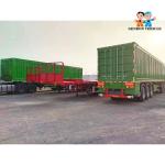 Tri Axles Box Body Quad Axle 50 Tons Tipper Truck Trailers