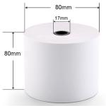80X80mm 65gsm Thermal Receipt Paper Roll For ATM Printer