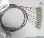 850 & 1300nm Fiber Optic Pigtail SC MM 50 / 125um 12 Fibers Pigtail LSZH