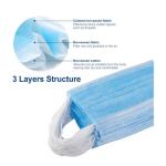 Anti Virus Flu 3 Ply Disposable Non Woven Face Mask Single Use Protective