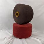 Ne 3s Brown And Red Poly-Cotton Yarn For Making Carpet And Rug