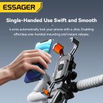 Motorbike Motorcycle Bike Cell Phone Holder Shockproof With One Button Locking