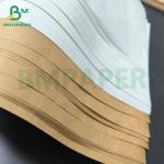 25kg - 50kg Cement Packaging Kraft Paper Brown White Extensible Bags Paper