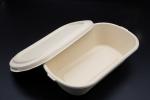 Sugarcane Eco Friendly Biodegradable Plates Food Packaging 1100ml Custom Logo