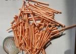 10Ga Metal Flanged CD Stud Welding Pins , Copper Plated Weld Pins For Marine