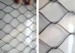 SS316 Diamond Hole Knotted Kind Wire Cable Netting For Hotel