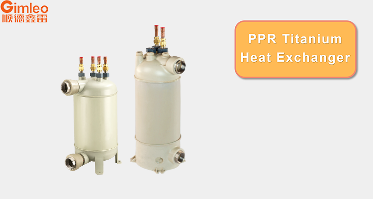 20KG Titanium Pool Heat Exchanger HTS-3 With And 0-70C Temperature Range