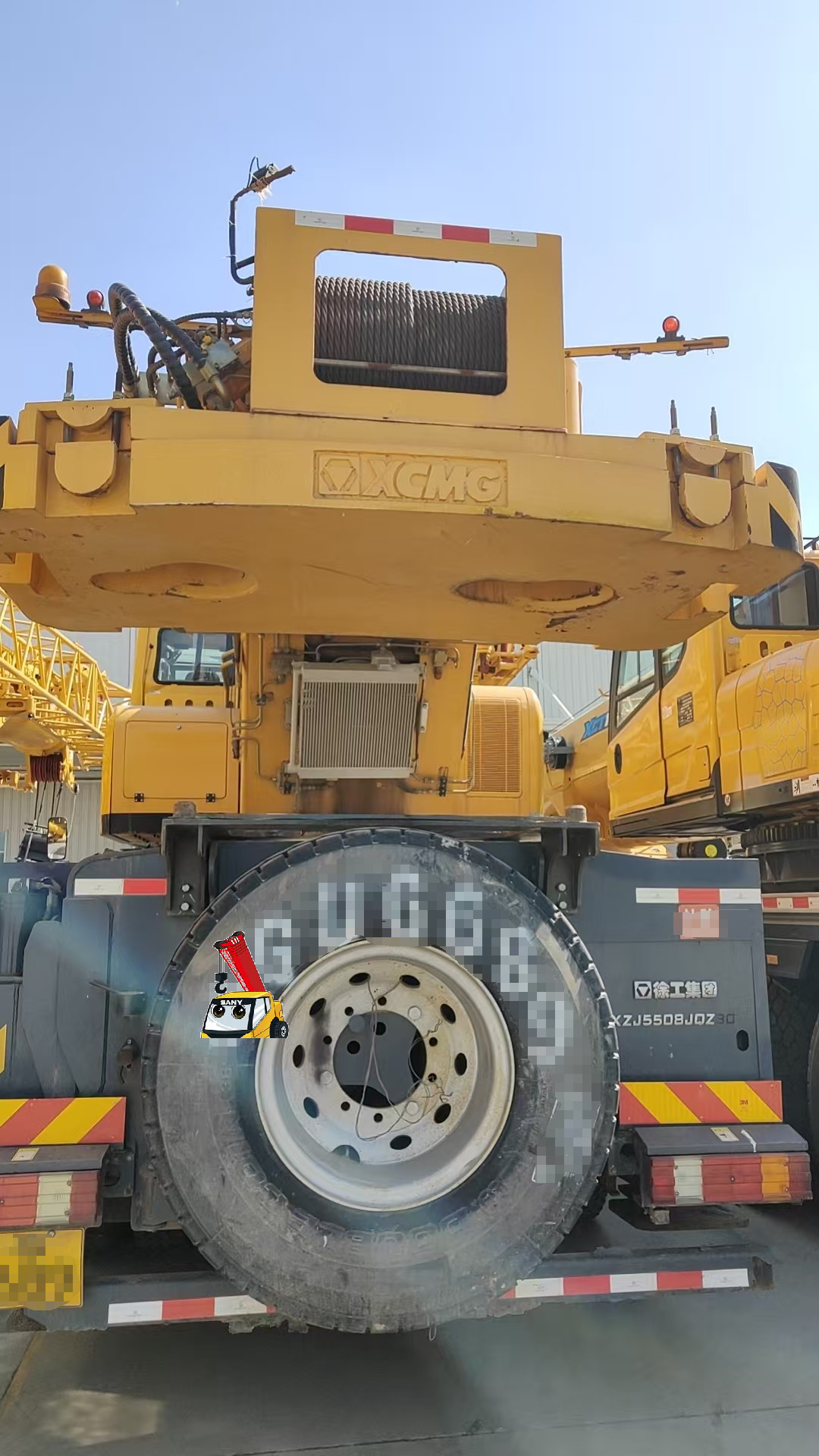 XCMG Heavy Equipment XCT80L6-1 80Ton Used Mobile Truck Crane for Sale