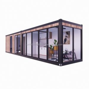 Wholesale Resort Hotel Accommodation Made of Galvanized Steel Square Tubes and Modern Wooden Materials in Flat Packaging Containe from china suppliers