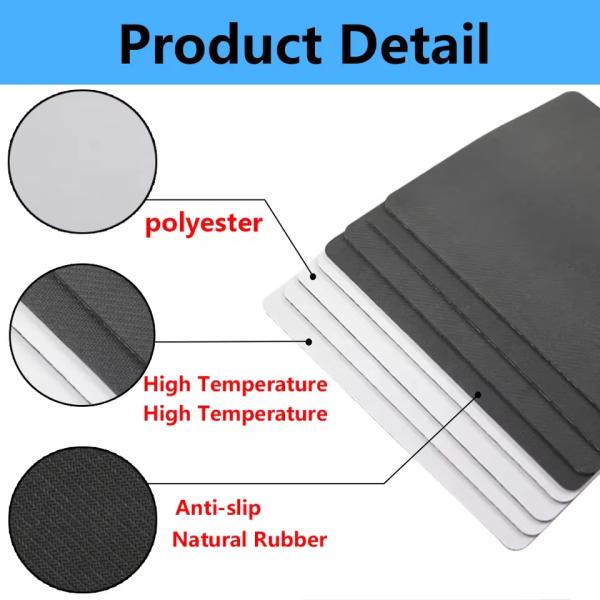 Sublimation On Mouse Pad Diy Custom Print Neoprene Rubber Blank Mouse Pads For Heat Transfer