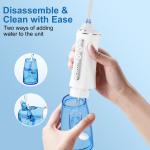 IPX7 Waterproof Portable Dental Water Jet Teeth Water Flosser for Home Travel