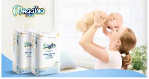 Wholesale Maggino Diaper Tencel Silky Anti-3D Leak Guard Disposable baby diaper/pull up diaper from china suppliers