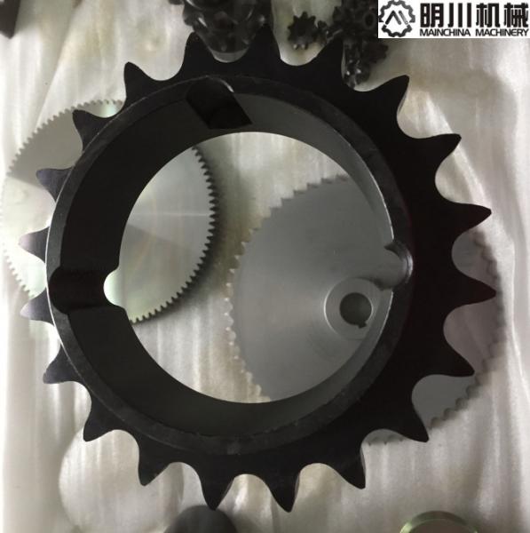Quality American Standard Taper Bore Sprockets Black Color With 1610 Bushing 20 Tooth for sale