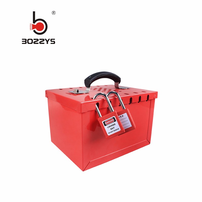 Portable Safety Lockout Kit 185MM Length With Coating Iron Sheet And PP Material