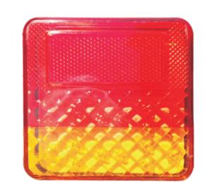 Wholesale Square Emergency Trailer Lamps Waterproof Trailer Tail Lights Use In Truck Side from china suppliers