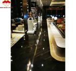 Modern Style Hotel Flooring Sheet Customized Golden Sand Quicksand Brown Granite